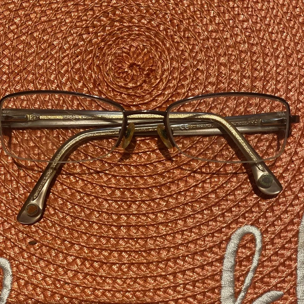 Michael Kors Glasses Frame MK312 210 SemiRimless Metal Gold Men Women Glasses